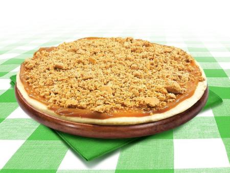 PIZZA DOCE DE LEITE COM PAÇOCA